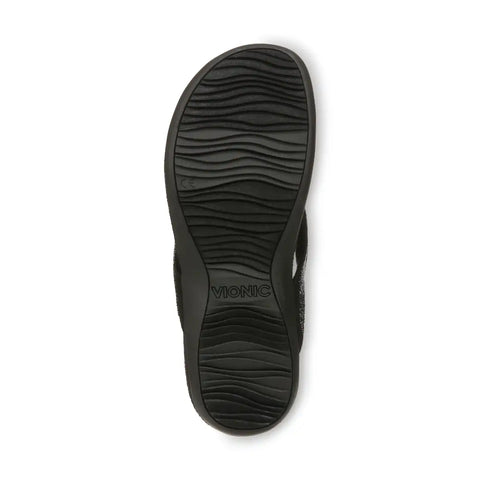 Dillon Shine Toe Post Sandal