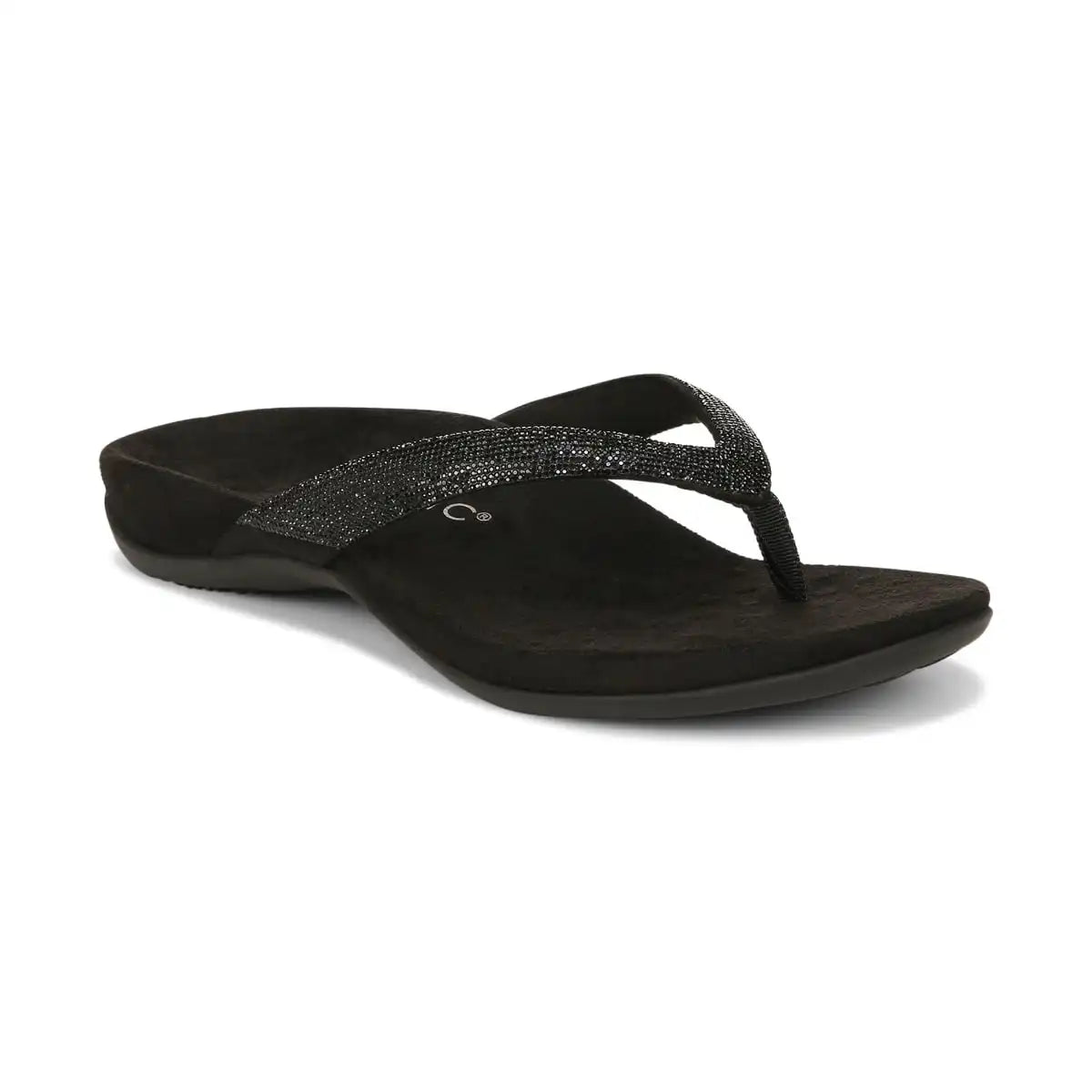 Dillon Shine Toe Post Sandal