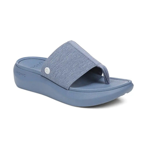 Beach Aqua Platform Toe Post Sandal