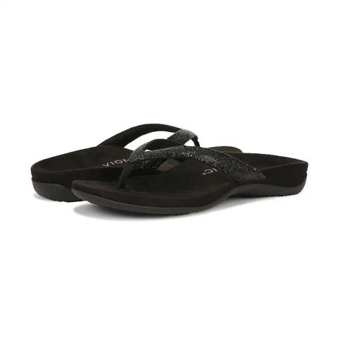 Dillon Shine Toe Post Sandal