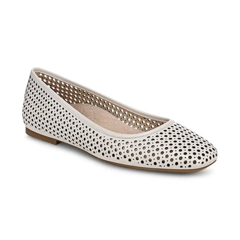 Orinda Perf Square Toe Ballet Flat